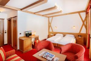 TV a/nebo společenská místnost v ubytování Hotel Garni Elisir