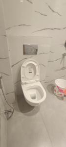 Koupelna v ubytování Hotel A10