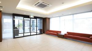 Ruang duduk di AB Hotel Kani