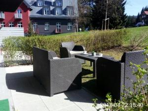 Zahrada ubytování Apartman Sofie Harrachov
