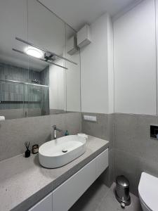 Koupelna v ubytování Apartament N13