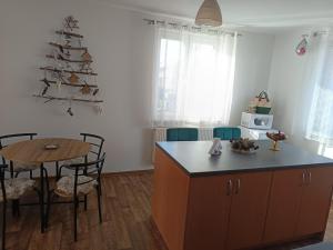 Kuchyň nebo kuchyňský kout v ubytování Apartmány Jablunkov
