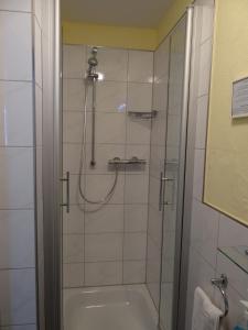 Koupelna v ubytování Venner Gasthaus