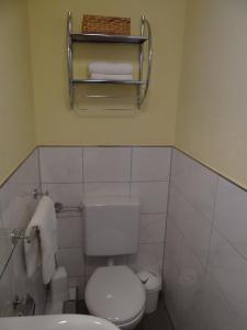Koupelna v ubytování Venner Gasthaus