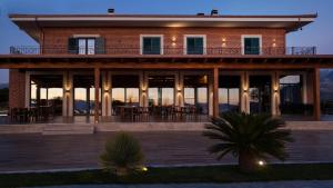 A balcony or terrace at Porta e Alpeve