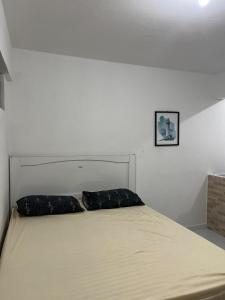 Postel nebo postele na pokoji v ubytování Espaço central!