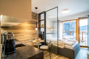 Η κουζίνα ή μικρή κουζίνα στο Apartament Zwiesenna Polana by Apart Concept Podhale +25 φωτογραφίες