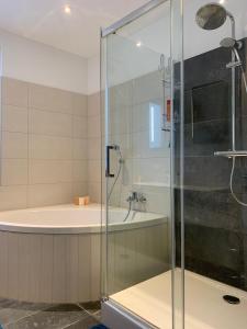 Koupelna v ubytování Urlaub-Am-Faaker-See-Am-Fusse-Der-Karawanken