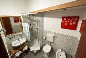 Koupelna v ubytování B&B Alla Casa di Lucia