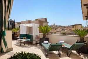 Ban công/sân hiên tại Hotel d’Inghilterra Roma – Starhotels Collezione