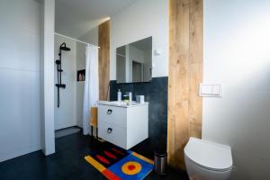 Koupelna v ubytování Studio Apartman Smiley