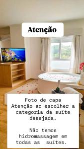 Cama ou camas em um quarto em Pousada Itália Moderna