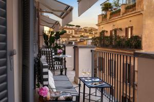 Ban công/sân hiên tại Hotel d’Inghilterra Roma – Starhotels Collezione