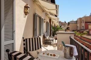 Ban công/sân hiên tại Hotel d’Inghilterra Roma – Starhotels Collezione