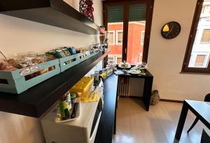 Kuchyň nebo kuchyňský kout v ubytování B&B Alla Casa di Lucia