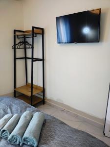 TV a/nebo společenská místnost v ubytování Sunrise Apartment