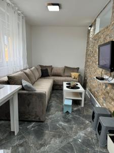 Predel za sedenje v nastanitvi Apartman Anastasija