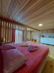 Postel nebo postele na pokoji v ubytování Mtirala House