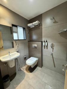 Koupelna v ubytování HOTEL TOUCHWOOD