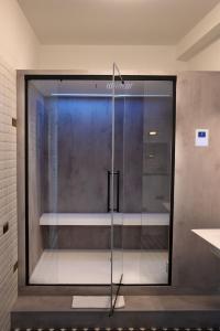 Koupelna v ubytování Hotel Suisse