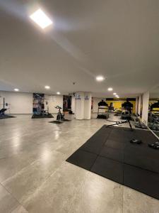 Fitness centrum a/nebo fitness zařízení v ubytování Departamento amoblado