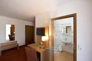 Koupelna v ubytování Taste Style Hotel Bären Auggen