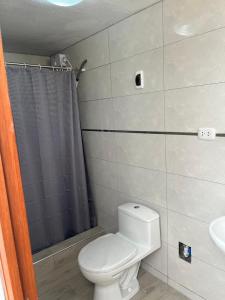 Koupelna v ubytování Casa Extremadura