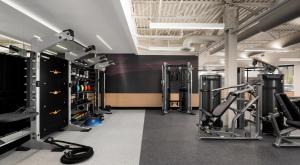 Fitness centrum a/nebo fitness zařízení v ubytování Sentral Alloy Midtown