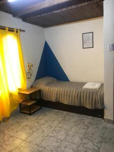 Postel nebo postele na pokoji v ubytování Casa Alem con vista a la montaña