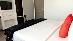 Postel nebo postele na pokoji v ubytování Hotel Black Boutique