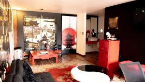 Posezení v ubytování Hotel Black Boutique