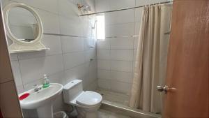 Koupelna v ubytování Casa Extremadura