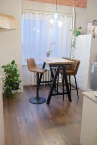 Kuchyň nebo kuchyňský kout v ubytování Pilve apartment
