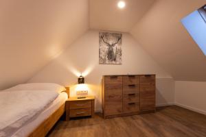 Letto o letti in una camera di Appartements Stuhleckblick