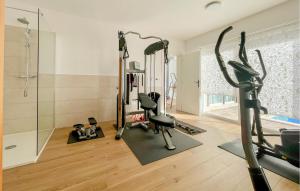 Posilňovňa alebo fitness centrum v ubytovaní Beautiful Home In Sukosan With Sauna