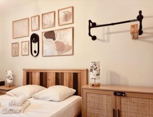 Posteľ alebo postele v izbe v ubytovaní Le Plessis Capitale - Appartement entier avec jardin