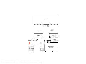 a floor plan of a house at All Decked Out in Padre Island