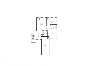 a floor plan of a house at All Decked Out in Padre Island
