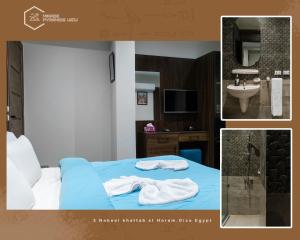 Een badkamer bij Mirage pyramids view hotel