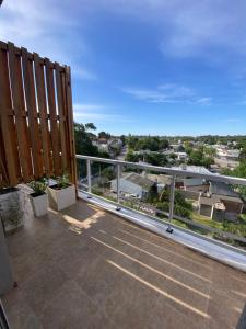 Balkón nebo terasa v ubytování Departamento boutique del mar 2