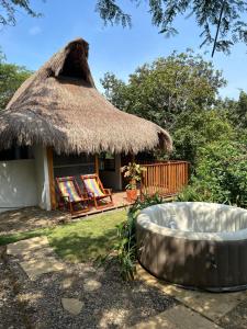 Zahrada ubytování Kamajorú Ecohabitat