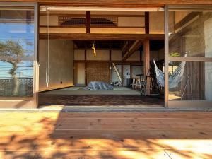 Balkón nebo terasa v ubytování Kawana House where you can enjoy sauna and BBQ while looking at Mt Fuji