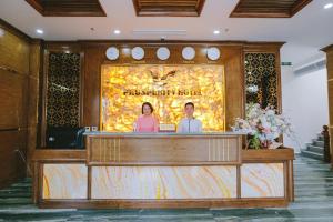 Vstupní hala nebo recepce v ubytování Prosperity Boutique Halong Hotel & Restaurent