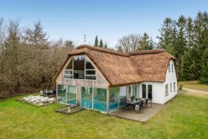 A garden outside Large Pool House For 20 People, Where Hunting Is Allowed In The Adjacent Forest,