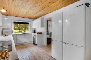 A kitchen or kitchenette at Large Pool House For 20 People, Where Hunting Is Allowed In The Adjacent Forest,