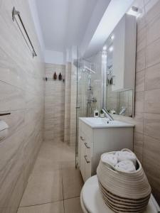 Koupelna v ubytování CITY CENTER 2ROOMs APARTAMENT CALEA VICTORIEI