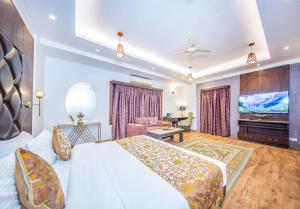 Letto o letti in una camera di Solar Residency, Srinagar