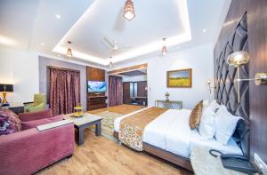 Letto o letti in una camera di Solar Residency, Srinagar