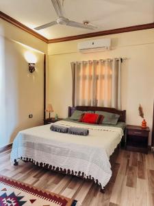 Postel nebo postele na pokoji v ubytování Apartment in asala dahab