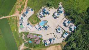 Letecký snímek ubytování Taean Blueisland Pool villa
